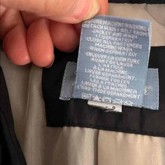 PENMANS Black Raincoat Rain Jacket Liked Snaps Details 1X - Picture 9 of 11